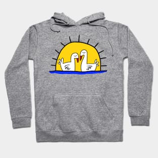 swan couple Hoodie